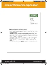 Preview for 7 page of Portek Logmaster Assembly & User'S Manual