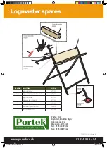 Preview for 8 page of Portek Logmaster Assembly & User'S Manual