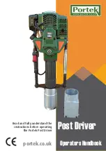 Предварительный просмотр 1 страницы Portek Post Driver Operator'S Handbook Manual