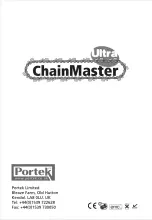 Preview for 9 page of Portek Ultra Chainmaster Instruction Manual