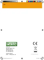 Предварительный просмотр 24 страницы Portek Ultra Mk4 Operator'S Handbook Manual