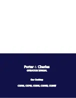 Предварительный просмотр 1 страницы Porter & Charles CG60S Operating Manual