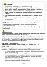 Предварительный просмотр 3 страницы Porter & Charles CG60WOK-F Operating And Installation Instructions