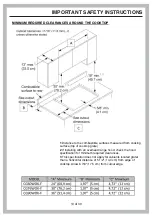 Preview for 19 page of Porter & Charles CG60WOK-F Operating And Installation Instructions