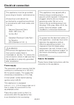 Preview for 25 page of Porter & Charles CG60WOK-F Operating And Installation Instructions