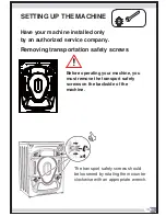 Preview for 22 page of Porter & Charles COMBI 9-6 User Manual