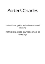 Предварительный просмотр 1 страницы Porter & Charles DWTPC10SS Instructions Manual