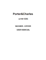 Preview for 1 page of Porter & Charles xx1461CDG Series User Manual