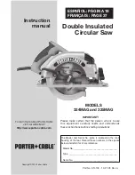 Porter-Cable 324MAG Instruction Manual предпросмотр