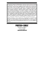 Предварительный просмотр 56 страницы Porter-Cable 324MAG Instruction Manual