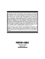 Предварительный просмотр 48 страницы Porter-Cable 741 TIGER SAW Instruction Manual