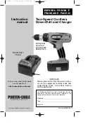 Porter-Cable 8624 Instruction Manual preview