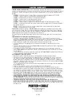 Preview for 20 page of Porter-Cable A09608-0412-0 Instruction Manual