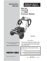 Porter-Cable A17914-05-10-06 Instruction Manual preview