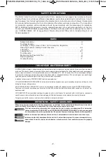 Preview for 2 page of Porter-Cable BN200SB Instruction Manual