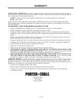 Preview for 3 page of Porter-Cable BS525 Instruction Manual