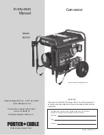 Porter-Cable BSI550 Instruction Manual preview