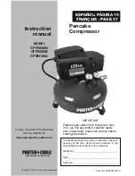 Preview for 1 page of Porter-Cable CFBN125A Instruction Manual