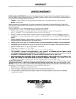 Предварительный просмотр 3 страницы Porter-Cable CH250 Instruction Manual