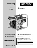 Porter-Cable CH350IS Instruction Manual preview