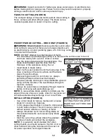 Предварительный просмотр 12 страницы Porter-Cable Clampsaw PCC475 Instruction Manual