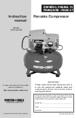 Porter-Cable CPFAC2600P Instruction Manual preview