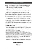 Preview for 20 page of Porter-Cable D27927-034-0 Instruction Manual