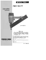 Porter-Cable DA250 Instruction Manual preview