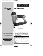 Porter-Cable FN250B Instruction Manual preview