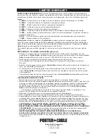 Предварительный просмотр 23 страницы Porter-Cable H450IS Instruction Manual