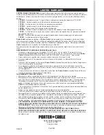 Preview for 26 page of Porter-Cable JOB BOSS C3555 Instruction Manual