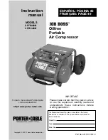 Porter-Cable JOB BOSS CFFC350B Instruction Manual preview