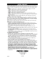 Preview for 24 page of Porter-Cable JOB BOSS CFFC350B Instruction Manual