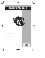 Preview for 16 page of Porter-Cable PC13CSL Instruction Manual