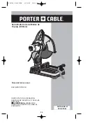 Предварительный просмотр 24 страницы Porter-Cable PC14CTSW Instruction Manual