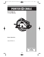 Предварительный просмотр 16 страницы Porter-Cable PC15TCS Instruction Manual