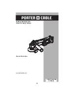 Предварительный просмотр 23 страницы Porter-Cable PC1800AG Instruction Manual