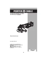 Предварительный просмотр 49 страницы Porter-Cable PC1800AG Instruction Manual