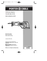 Предварительный просмотр 1 страницы Porter-Cable PC1800RS Instruction Manual