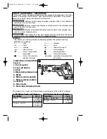 Предварительный просмотр 5 страницы Porter-Cable PC1800RS Instruction Manual