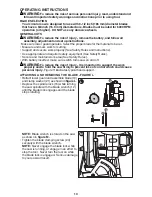 Предварительный просмотр 13 страницы Porter-Cable PC186CS Instruction Manual