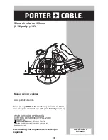 Предварительный просмотр 38 страницы Porter-Cable PC186CS Instruction Manual