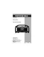 Porter-Cable PC18JR Instruction Manual preview