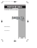 Preview for 11 page of Porter-Cable PC750RS Instruction Manual