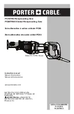 Porter-Cable PC75TRS Instruction Manual предпросмотр