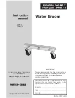 Porter-Cable PCA270 Instruction Manual preview