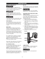 Предварительный просмотр 21 страницы Porter-Cable PCB330BS Instruction Manual