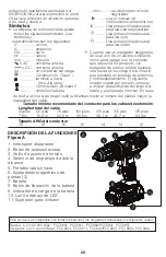 Предварительный просмотр 29 страницы Porter-Cable PCC620 Instruction Manual