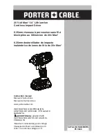 Porter-Cable PCC640 Instruction Manual preview