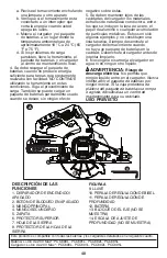 Предварительный просмотр 40 страницы Porter-Cable PCC661 Instruction Manual